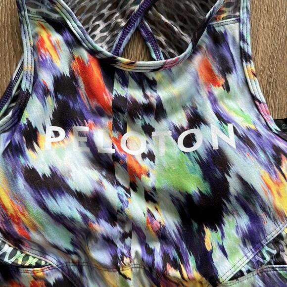 Peloton X WITH Composite Color High Neck Sports Bra Size Small - Picture 2 of 6